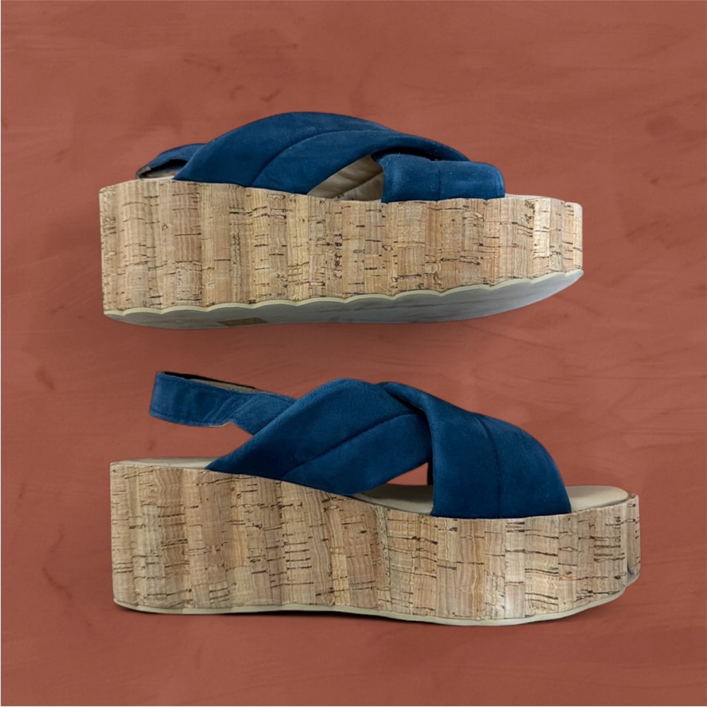 FREE PEOPLE PLATFORM SANDALS - Picture 4 of 6